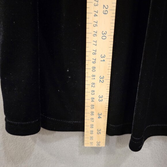 Koret Women's Long‎ Black Velvet Skirt Size 20W Whimsy Goth Elegant luxurious - Picture 4 of 4